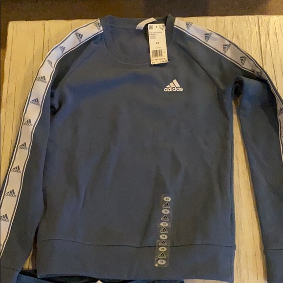 adidas crew neck tracksuit